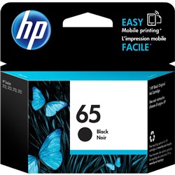 HP 65 Ink Cartridge Black N9K02AA