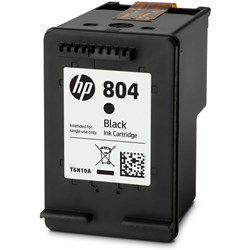 HP  804 Ink Cartridge Black T6N10AA