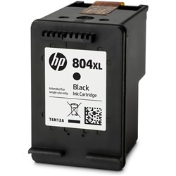 HP 804XL Ink Cartridge High Yield Black T6N12AA