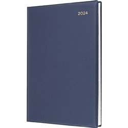 Collins Belmont Manager Diary 260x190mm Week To View Navy