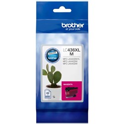 Brother LC-436XLM Ink Cartridge High Yield Magenta