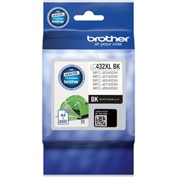 Brother LC-432XLBK Ink Cartridge High Yield Black