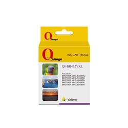 Q-Image Compatible Brother LC432XL Ink Cartridge High Yield Yellow