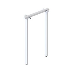 Rapidline Eternity High Bar Table Intermediate Leg 690W x 180D x 1015mmH White