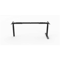 Rapidline Halo+ Executive Workstation Frame Only 1100 - 1800W x 700D x 595-1245mmH Blk