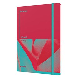 Jumble & Co System And Stories Undated Diary A5 Week To View Red