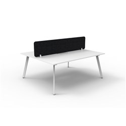 Rapidline Eternity Workstation Double Sided 2 Person Black Eco Screen 1500Wx1530mmD W/W