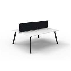 Rapidline Eternity Workstation Double Sided 2 Person Black Eco Screen 1800Wx1530mmD W/B