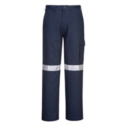 Portwest Cargo Pants With Tape Size 33 Tall Navy