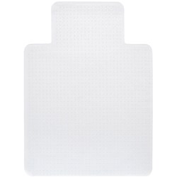 Rapidline Chair Mat Dimpled Base For Low Pile Carpet 91.5 x 120cm Frosted