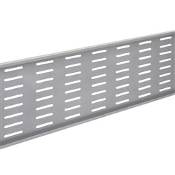 Rapidline Rapid Span Metal Modesty Panel 957W x 300mmH Silver Grey