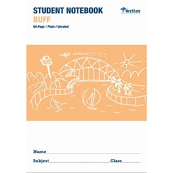 WRITER STUDENT NOTE BOOK BUFF