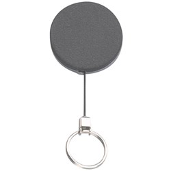 Rexel ID Retractable Metal Key Holder With Key Ring 70cm Black