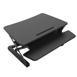 Rapidline Rapid Riser Manual Desk Riser Large 890W x 590D x 120-500mmH Black