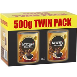 Nescafe Blend 43 Instant Coffee 500gm Pack of 2