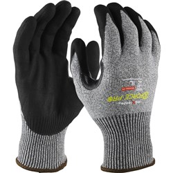 Maxisafe G-Force Safety Gloves Ultra C5 Plus Reinforced 2XL Grey And Black