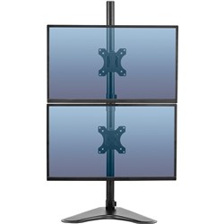 Fellowes Professional Series Freestanding Dual Stacking Monitor Mount Black