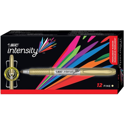 Markers & Highlighters Bic Intensity Permanent Marker Fine Metallic